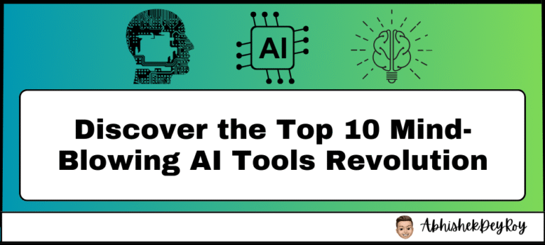 Discover the Top 10 Mind-Blowing AI Tools Revolutionizing Work