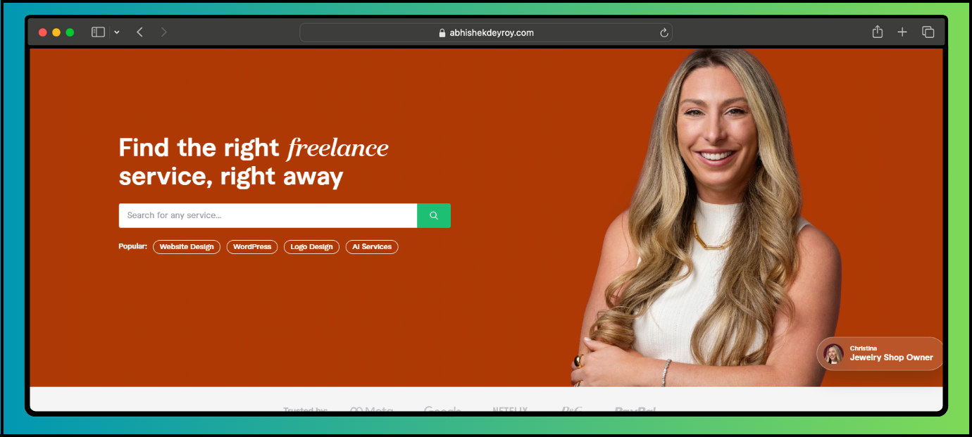 Start searching for clients