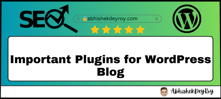 Important Plugins for WordPress Blog