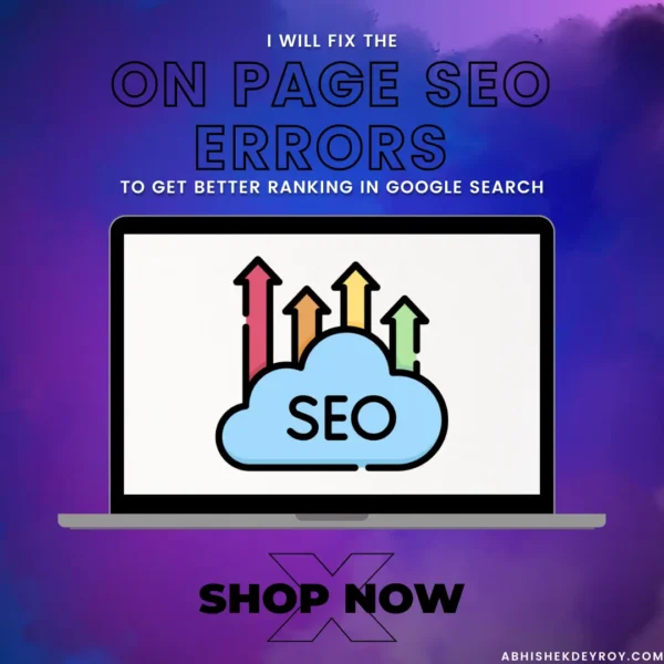 I Will Fix The On Page SEO Errors To Get Better Ranking In Google Search