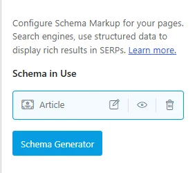 Advanced Schema Generator