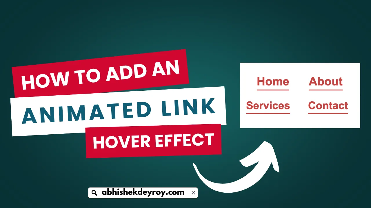 Animated Link Hover Effect